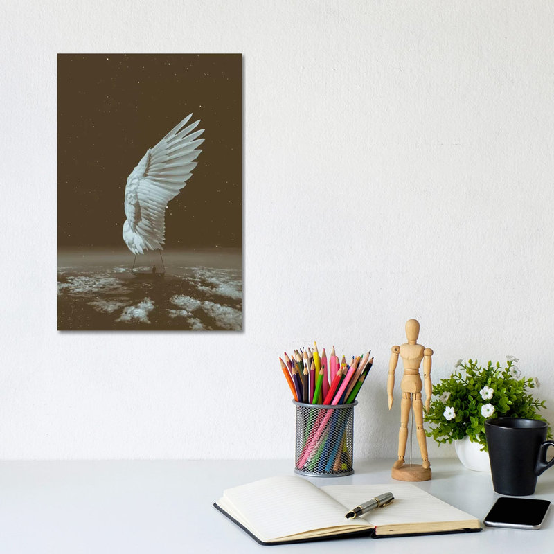 Sail Away Angel Wing by Soaring Anchor Designs - Wrapped Canvas Gallery-Wrapped Canvas Giclée, 30.48cm H x 20.32cm W