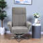 Fauteuil inclinable réglable en chenille, chaise moderne en acier et bois pour bureau à domicile