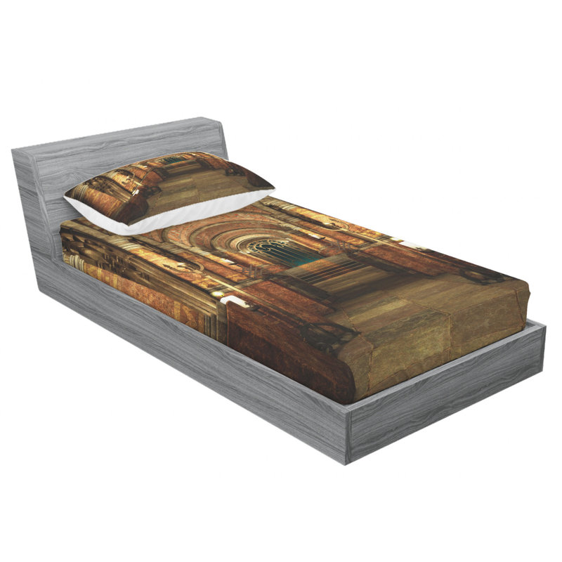 Ikia Microfiber Sheet Set, Twin Sheet Set with Fitted Sheet