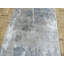 Tapis de couloir gris noué à la main de conception unique 2 pi 7 po x 10 pi 1 po Avaline