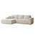 Beige Grey Polyester/Chenille