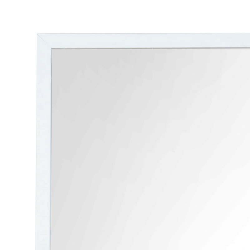 Miroir blanc pour vestiaire, chambre à coucher, Blanc