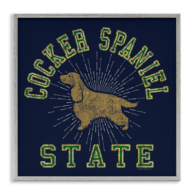 Cocker Spaniel State Giclee Art by Spirit Animals/Life Is High