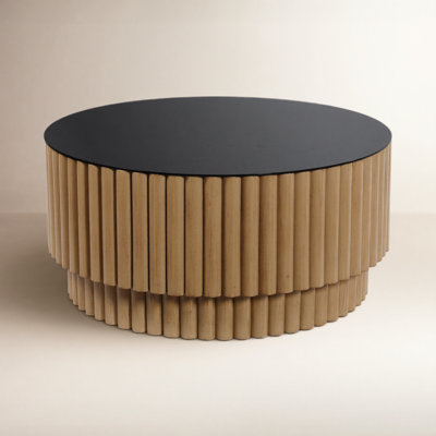 Acadia 36" Glass Coffee Table