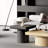 23.6'' Modern Solid Wood Veneer End Table(Only Including Coffee Table)