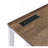 Versatile Walnut & White Writing Desk With USB Port For Efficient Work-135677443