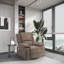 Fauteuil inclinable électrique avec massage pour les personnes âgées, télécommande multifonctionnelle à levage, minuterie, coussin chauffant avec poche latérale-64406312