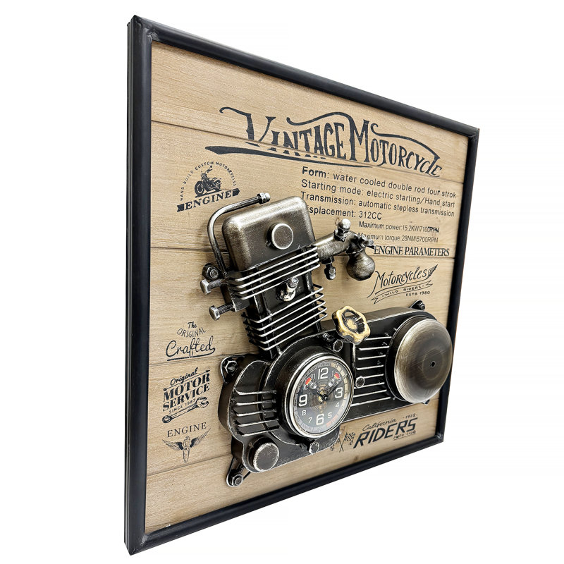 Joeanna Metal Wall Clock