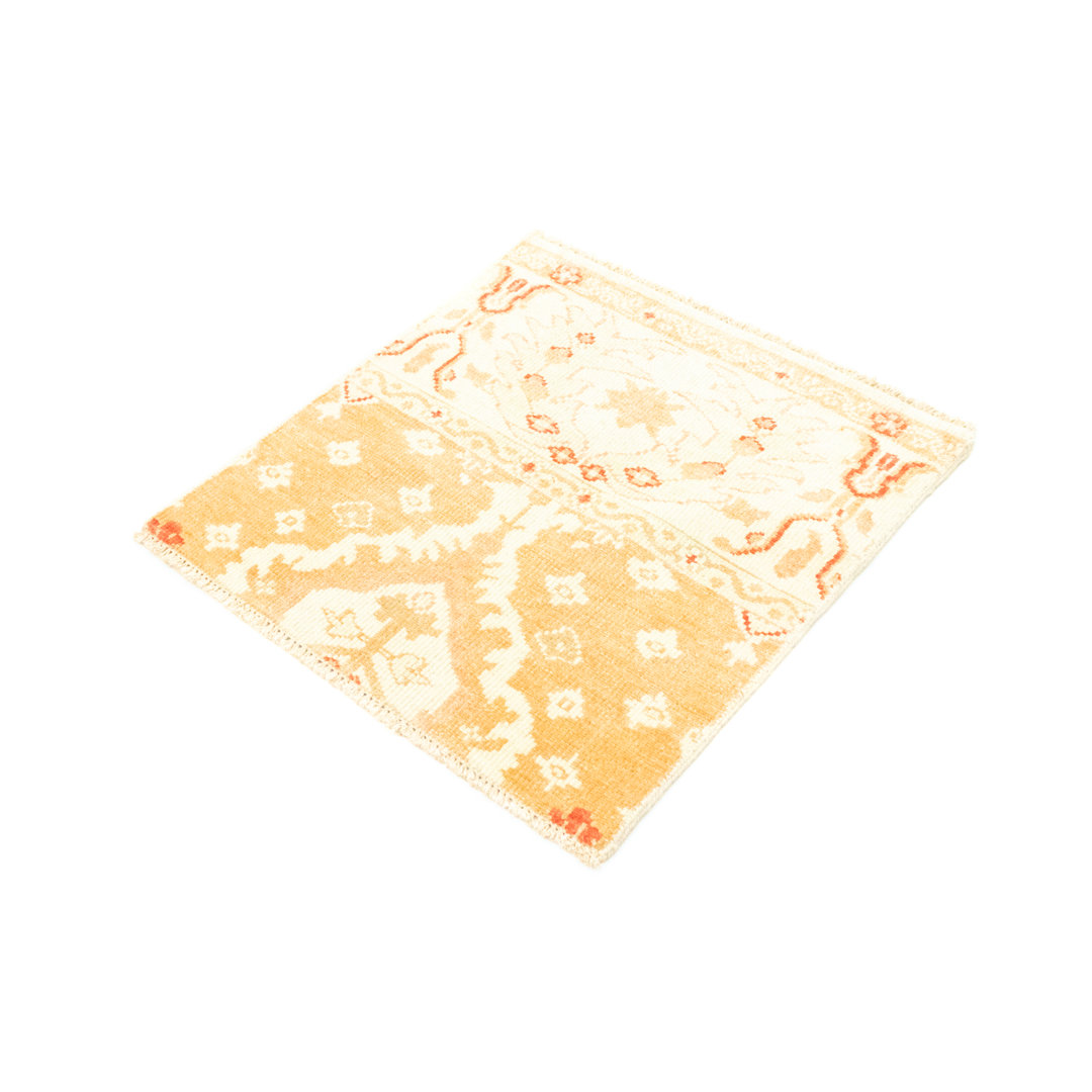 Elysant Hand Knotted Wool Orange Indoor/Outdoor Rug
