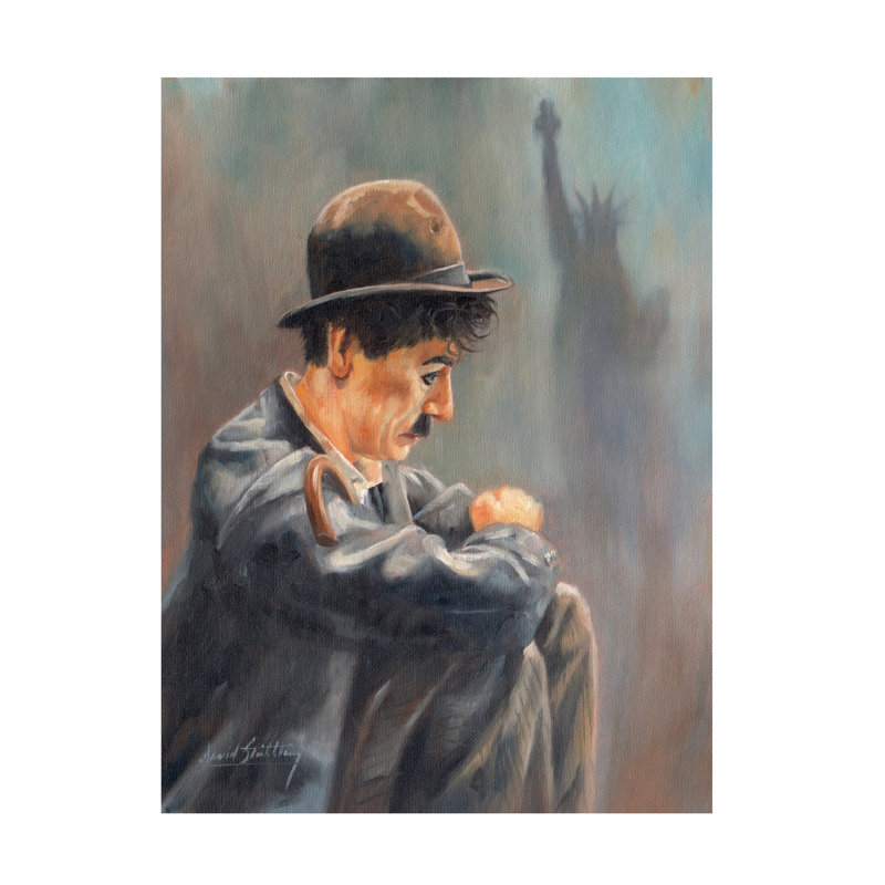 «David Stribble Charlie», art sur toile, H 14 po x l 19 po