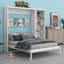 Full Size Murphy Bed Wall Bed With Shelves-307829557