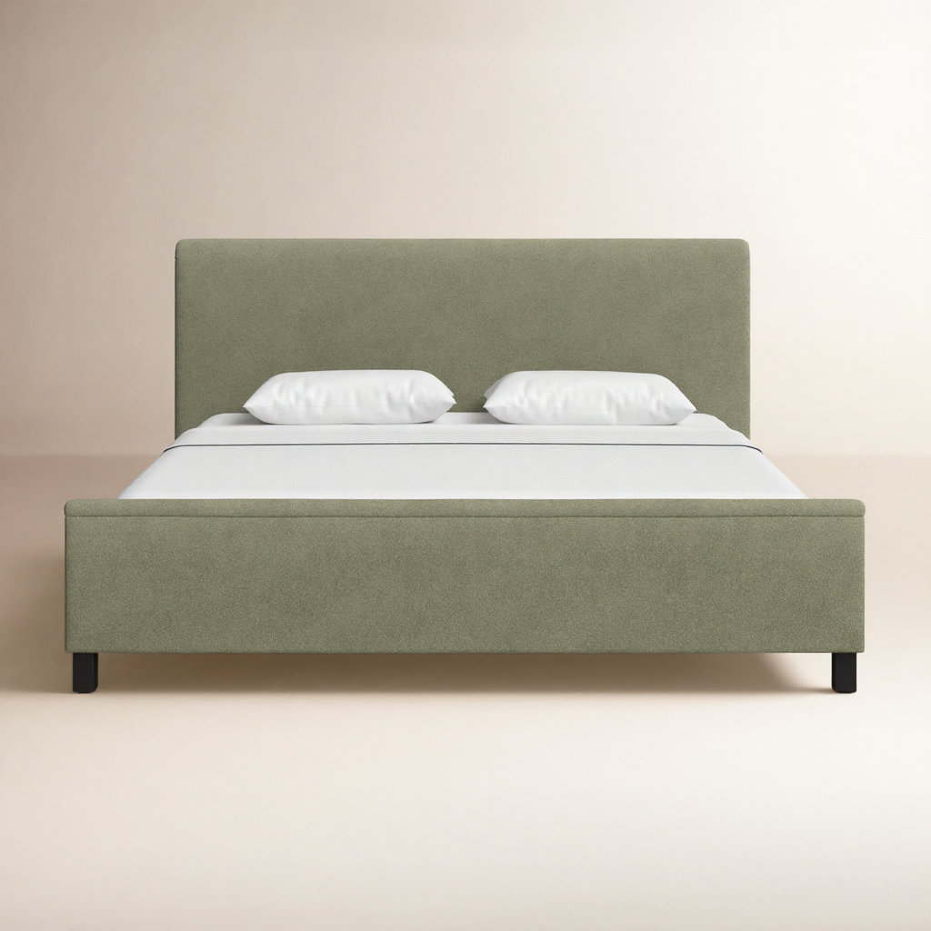 Maisara Bed, Queen, Sage Green