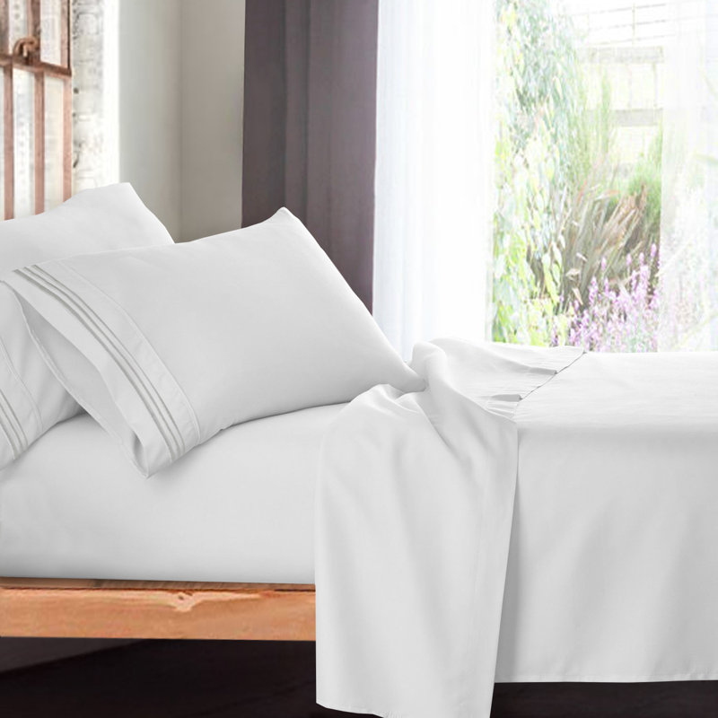 Ensemble de draps Setaluna, Très grand, Blanc