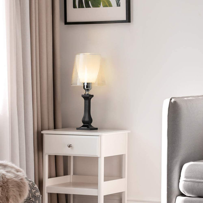 Acrylic Table Lamp, Black