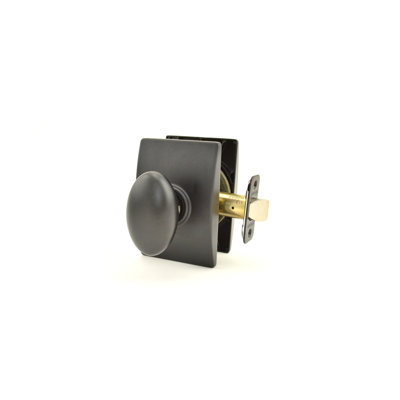 Siena Knob with Century Trim Hall and Closet Lock