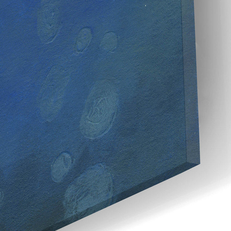 «Sea and Sky 2» par Chariklia Zarris, art mural en verre acrylique, H 24 po x l 16 po