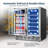 30 Inch Dual Zone Wine and Beverage Refrigerator with LED Lighting, Adjustable Shelves, and Safety Door Locks - Holds 29 Bottles & 110 Cans, Freestanding or Built-In-121632268