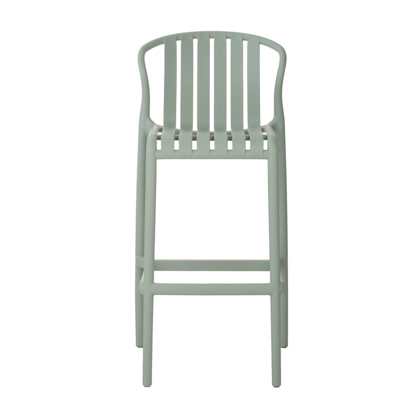 Tabouret de bar d'extérieur Capucine, Vert