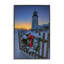 Art de giclée encadrée Christmas Beach Lifehouse par Rick Berk-1772341823-1772341816
