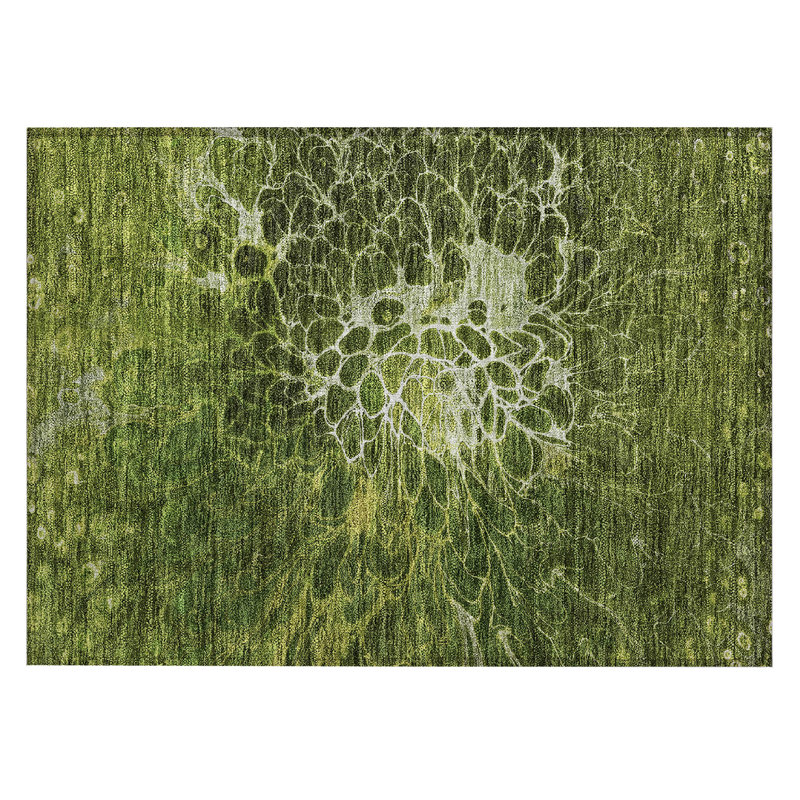 Tinatin Abstract Indoor / Outdoor Rug, Rectangle 1'8" x 2'6"