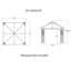 Pavillon de jardin 10 pi x 10 pi Harmony II avec moustiquaire et tablettes d'angle