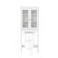 Rangement autoportant au-dessus de la toilette l 25,98 po x H 64,96 po x P 9,01 po Aareon