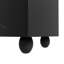 Modern Tv Stand With Curved Doors - 180Cm, Matte Finish, Wood Legs, Storage Drawers-85734761