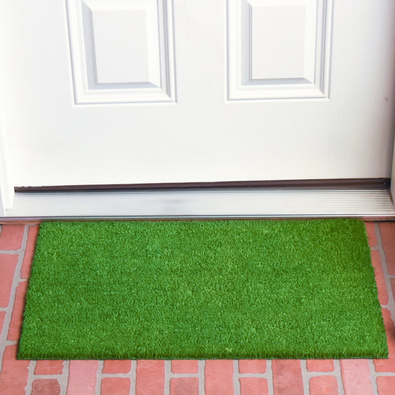 Tapis d'extérieur antidérapant Kasper, Vert, L 24 po x L 36 po