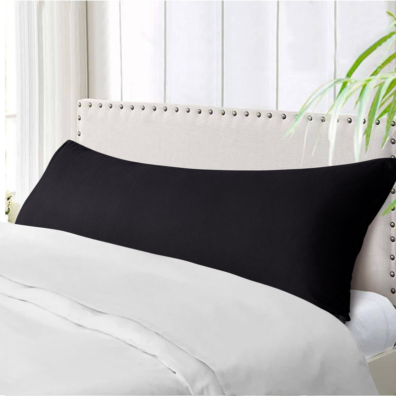 Housse de coussin pour le corps, 1800 Housse de coussin pour le corps en microfibre brossée avec fermeture à enveloppe - 20 x 54 pouces - NTBAY