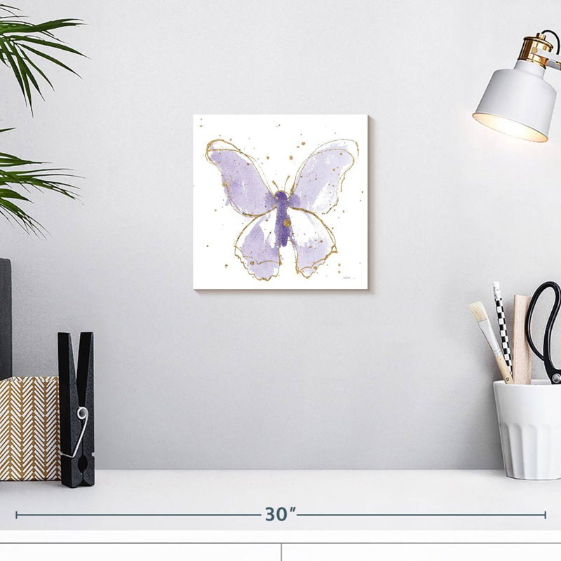 Papillons dorés lavande Brampt