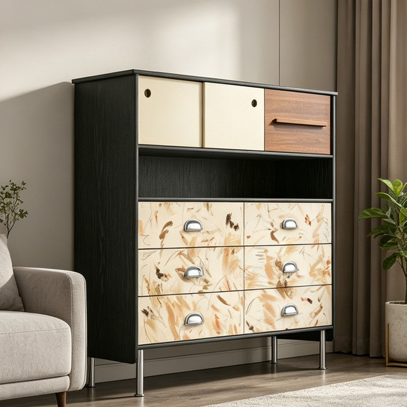 Armoire d'appoint style français rétro