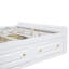 Structure de lit plateforme en bois avec 6 tiroirs-324782679