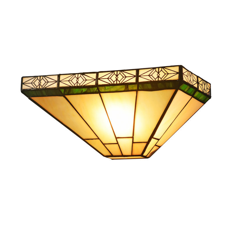 Plafonnier encastré 1 lumières tiffany Seth