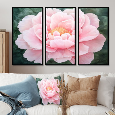 Adderly - Peony Wall Art Print Set