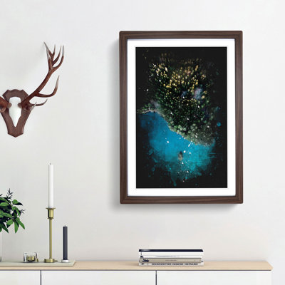 Forest by the Lake - Framed Print