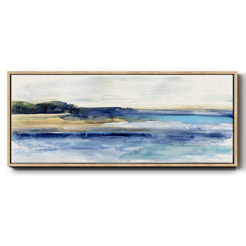 Indigo Bay- Framed Canvas