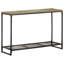 Console en bois de manguier massif de 43,3 po x 13,8 po x 29,5 po-1296888640