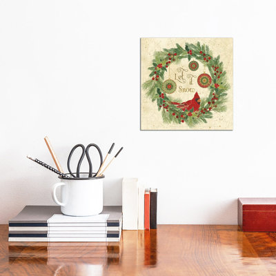 Winter Feathers VII by Veronique Charron - Wrapped Canvas Print