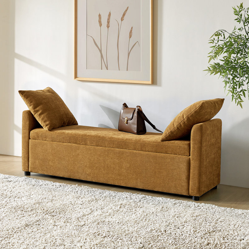 Banc de rangement Aristides, Gold