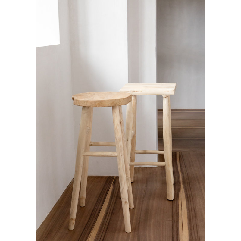 Burdon Teak Outdoor Stool