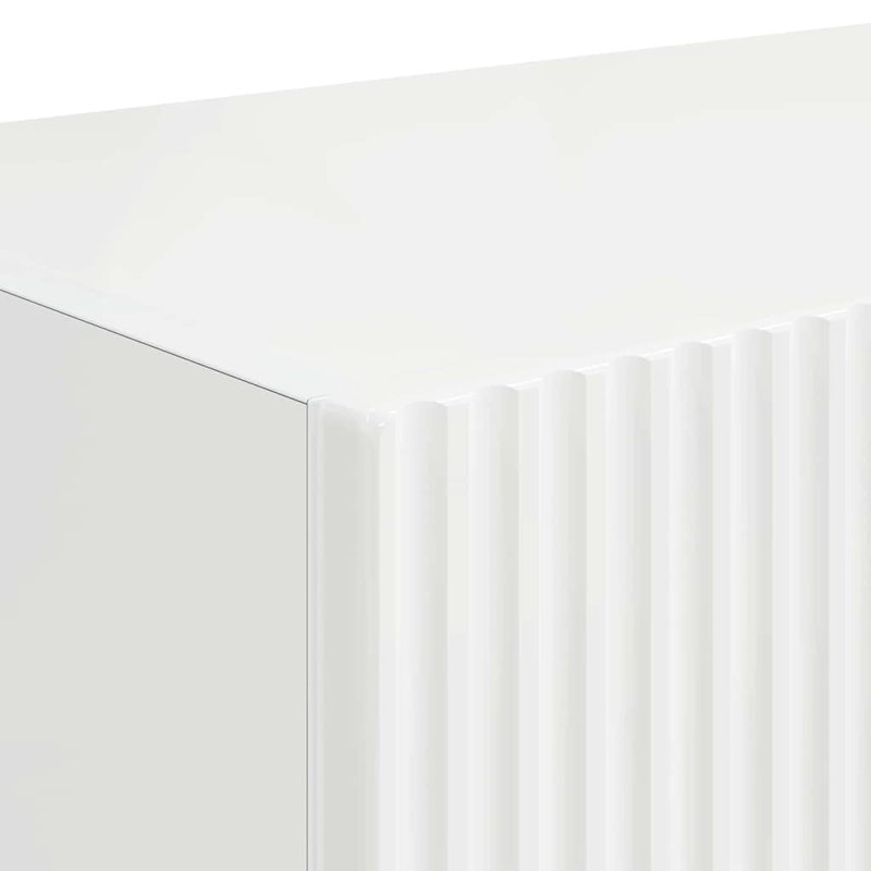 Unfinished TV Stand, Gloss White, 29.5cm H x 78.5cm L x 31cm W