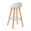 Bunker Lake Upholstered Counter Stool with Solid Wood Frame-25964826