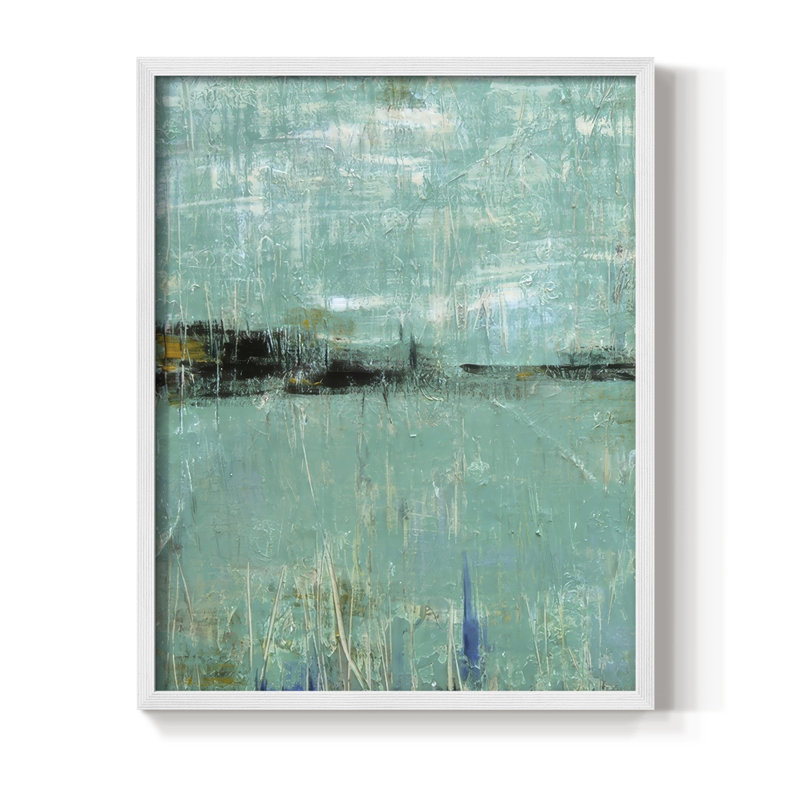 Envision I, reproduction encadrée - bois massif, H 15 po x l 12 po, Blanc