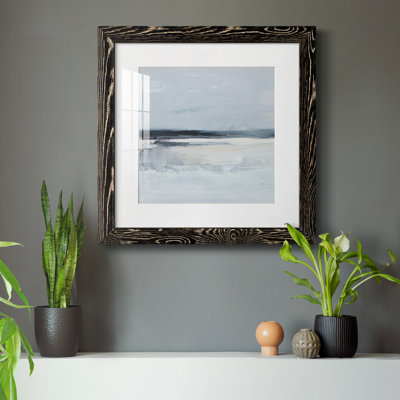 Impression encadrée Inky Coastline I-Premium - prête à être accrochée