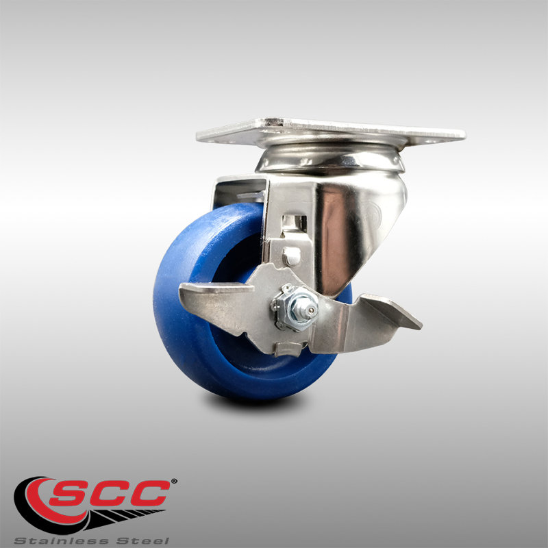 Solid Polyurethane Swivel Caster