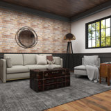 2 Drawer Living Room Coffee Table with Buckle Hinged Top