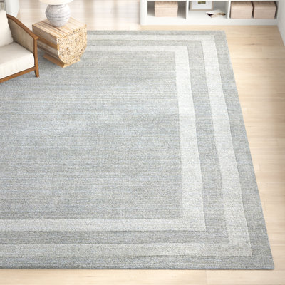 Pierson Handmade Tufted Medium Gray Rug