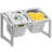 18'' W Metal Storage Rack