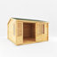 Mercia 13ft x 13ft Home Office Elite Log Cabin (44mm)