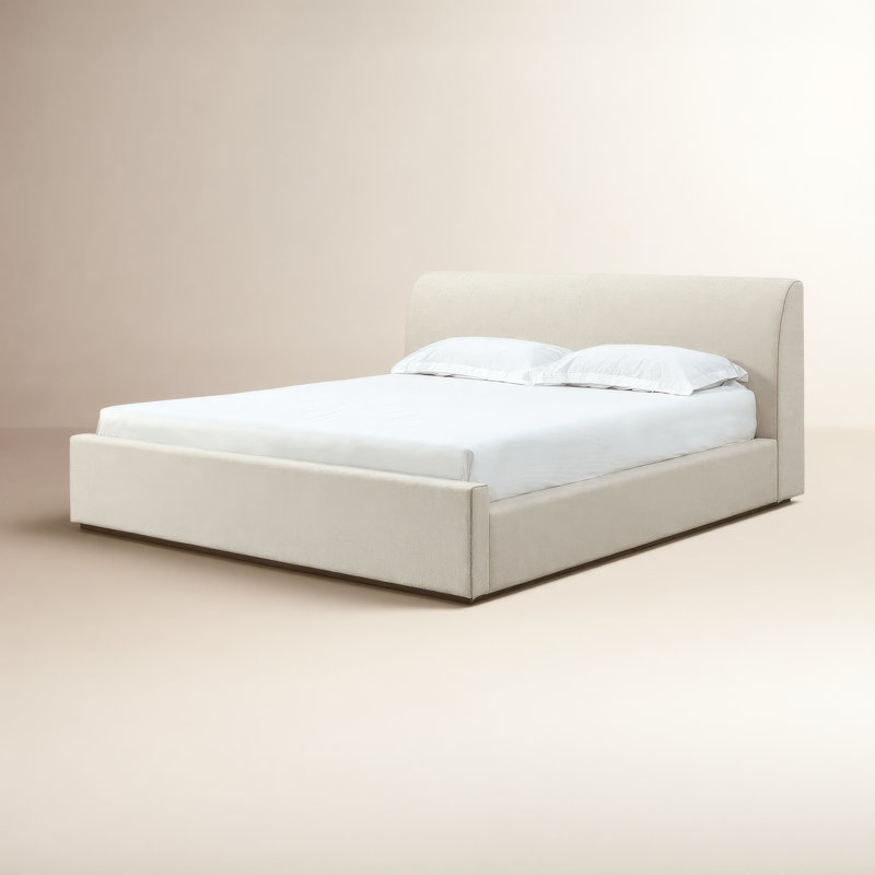 Upholstered Panel Bed, Queen